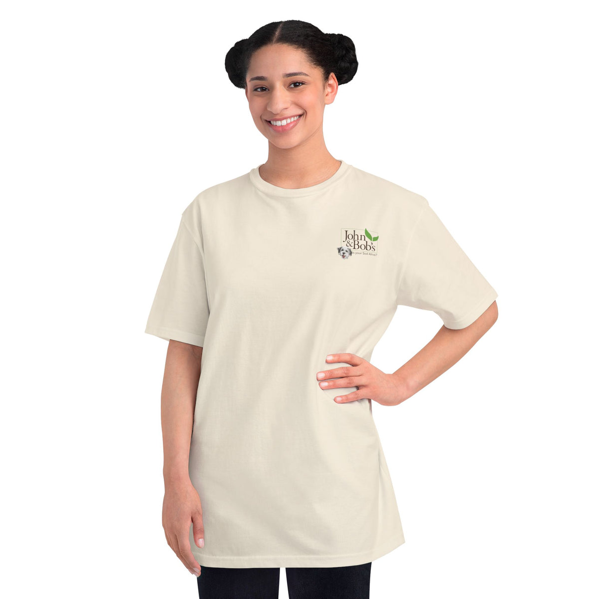 John & Bob’s® Chip Logo “Is Your Soil Alive?” T-Shirt
