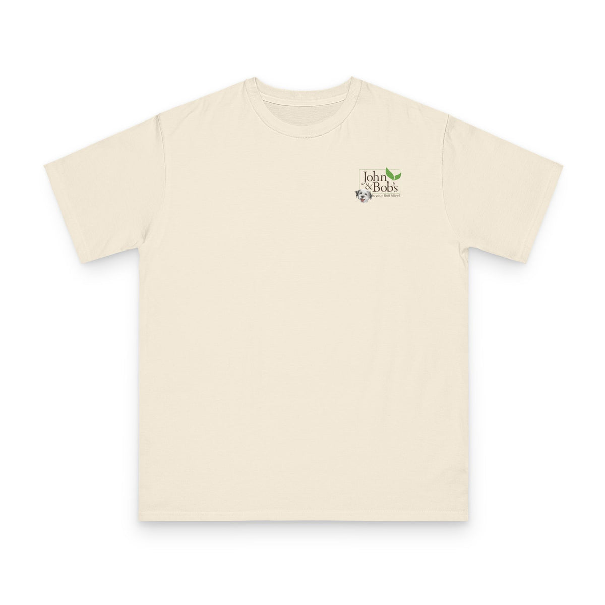 John & Bob’s® Chip Logo “Is Your Soil Alive?” T-Shirt