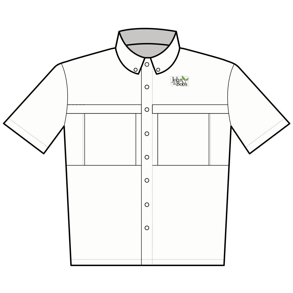 John & Bob’s® Logo Embroidered Work Shirt