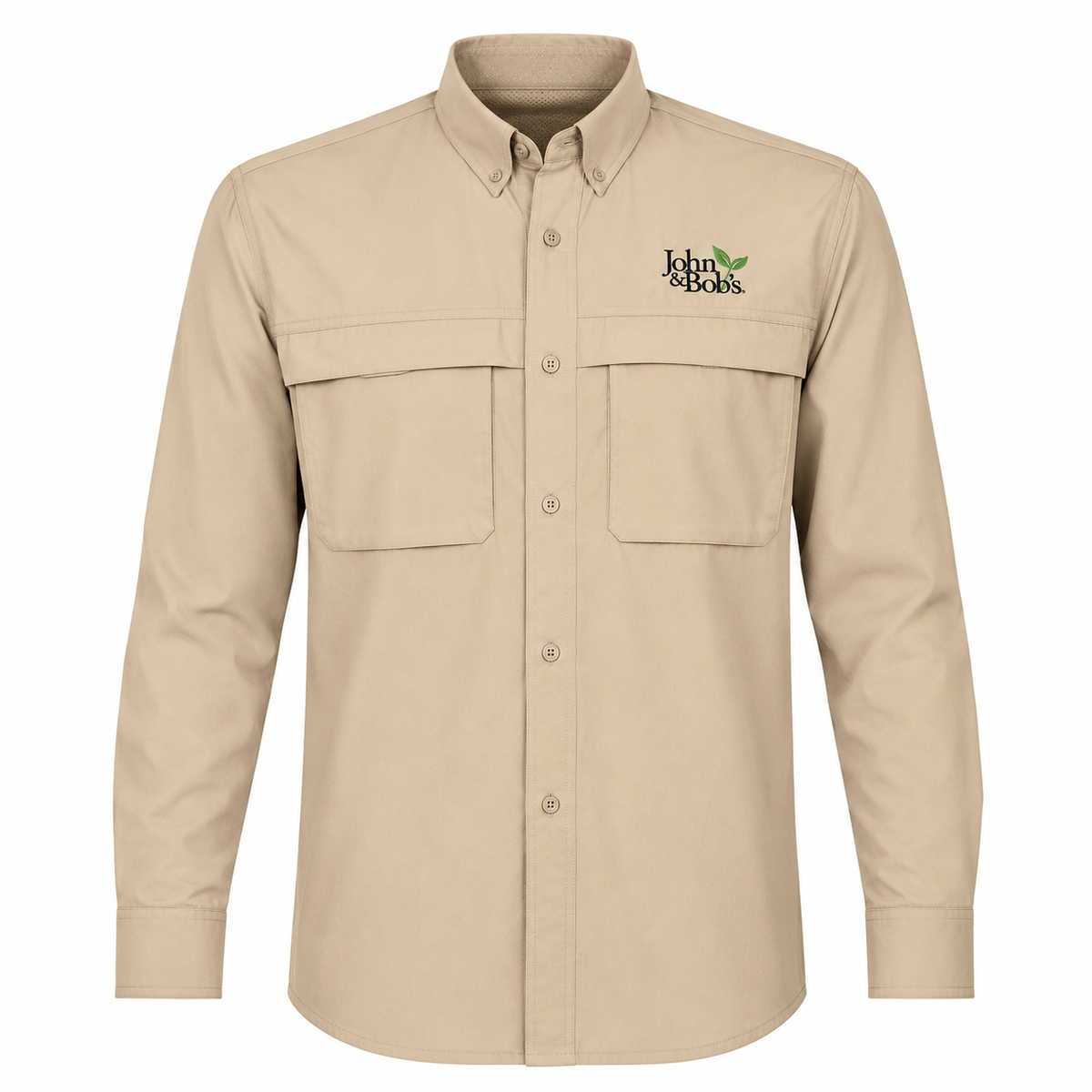 John & Bob’s® Logo Embroidered Performance Field Shirt