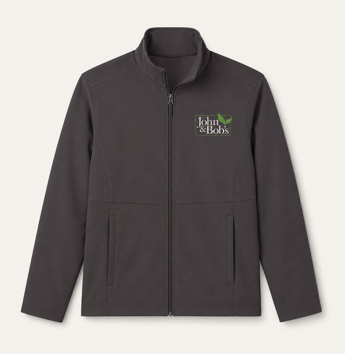 John & Bob’s® Logo Embroidered Soft Shell Jacket