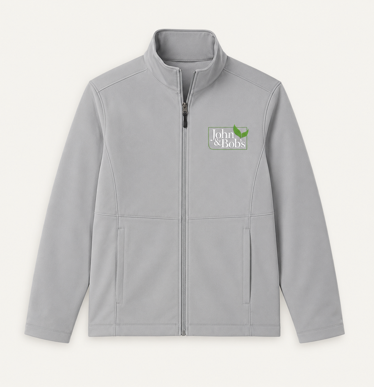 John & Bob’s® Logo Embroidered Soft Shell Jacket