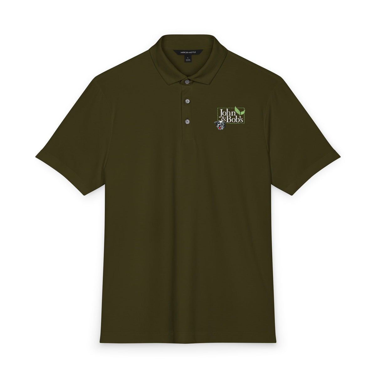 John & Bob’s® Chip Logo Embroidered Performance Polo