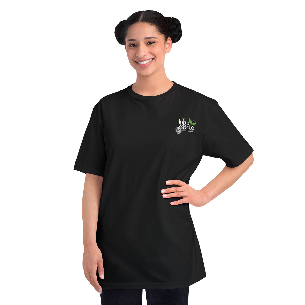 John & Bob’s® Chip Logo “Don’t Treat Your Soil Like Dirt” T-Shirt