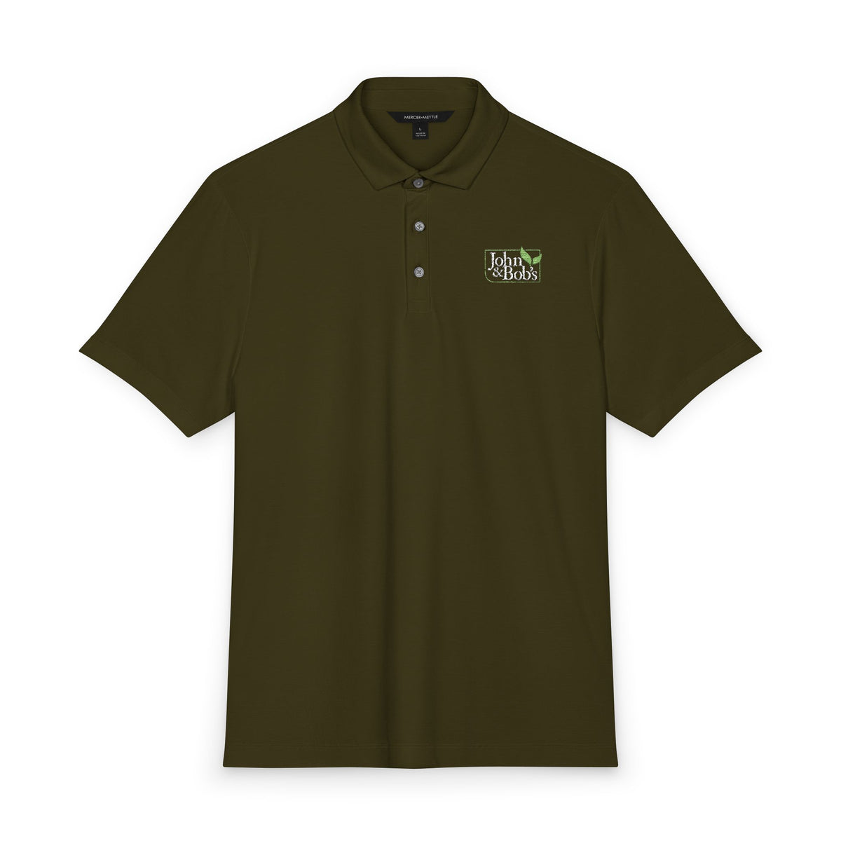 John & Bob’s® Logo Embroidered Performance Polo