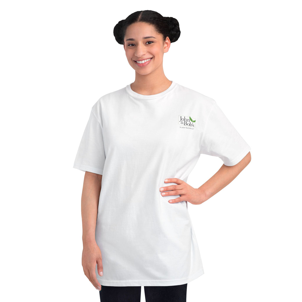John & Bob’s® “Is Your Soil Alive?” T-Shirt – White
