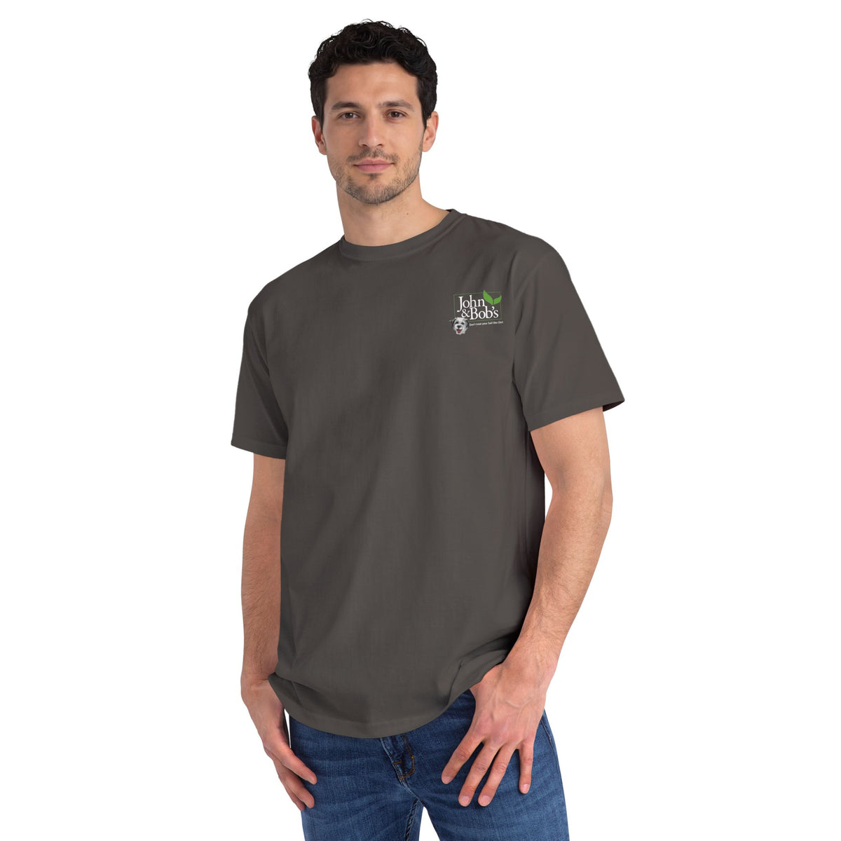 John & Bob’s® Chip Logo “Don’t Treat Your Soil Like Dirt” T-Shirt